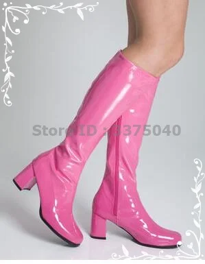 Winter Candy Color High Thick Heel Side Zipper Square Toe Mid-Top Boots Multicolor Patent Leather Shiny Color Ladies Knee Boots
Winter Candy Color High Thick Heel Side Zipper Square Toe Mid-Top Boots Multicolor Patent Leather Shiny Color Ladies Knee Boots