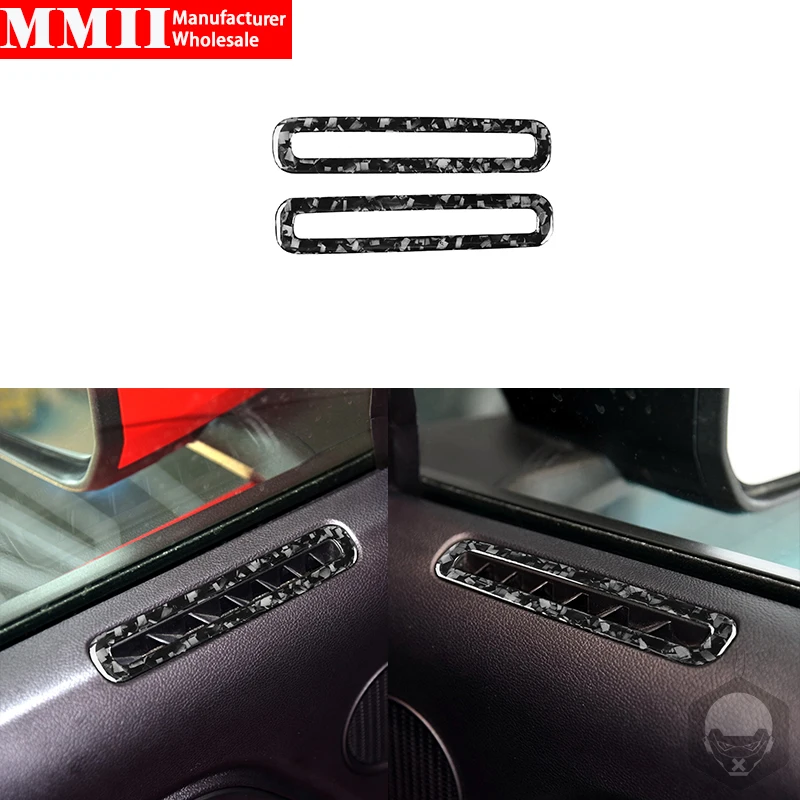 FOR Ford Mustang 2015-2020 Forged Carbon Fiber Car Door Insides Air Outlet Car Trim Covers Decorative Stickers Car Accessories
FOR Ford Mustang 2015-2020 Forged Carbon Fiber Car Door Insides Air Outlet Car Trim Covers Decorative Stickers Car Accessories