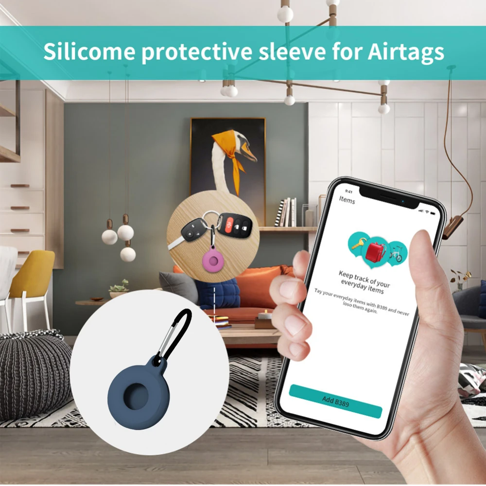 Silicone Case Compatible With Airtags Case 2021 New Waterproof And Washable Keychain For Airtags Luminous Blue Dark Blue Yellow 
Silicone Case Compatible With Airtags Case 2021 New Waterproof And Washable Keychain For Airtags Luminous Blue Dark Blue Yellow