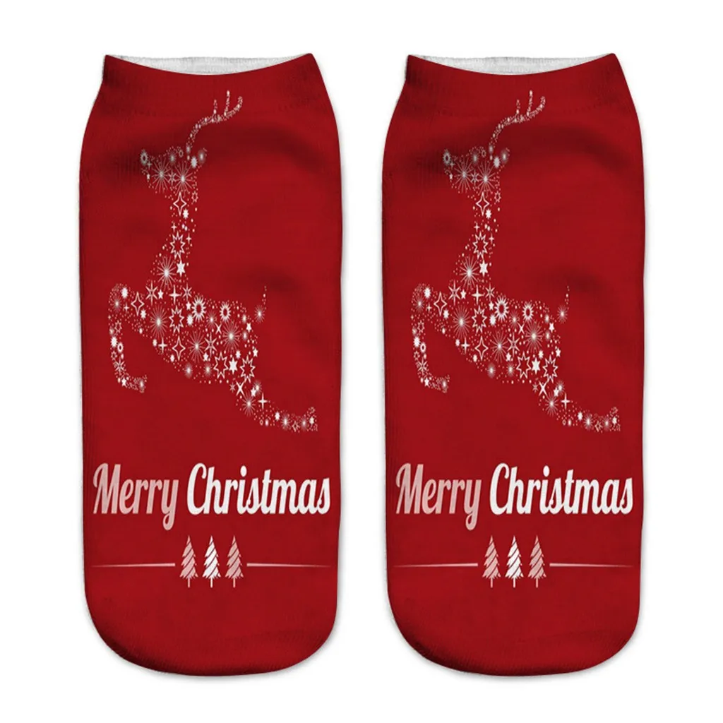 Casual Work Business Socks 3D Christmas Santa Elk Printing Medium Sports Socks
Casual Work Business Socks 3D Christmas Santa Elk Printing Medium Sports Socks