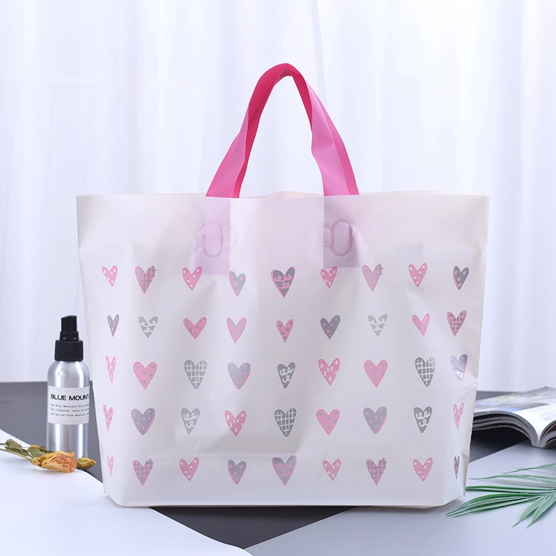 50PCS / LOT Clothing Plastic Tote Bag Custom PE Bag Little Love Gift Packaging Shopping Bag Clothing
50PCS / LOT Clothing Plastic Tote Bag Custom PE Bag Little Love Gift Packaging Shopping Bag Clothing