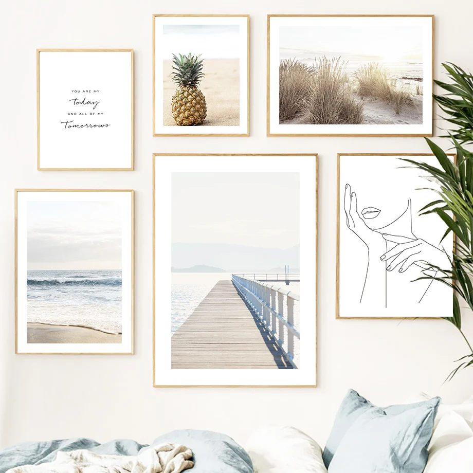 Beach Bridge Seagull Sand Reed Pineapple Wall Art Canvas Painting Nordic Posters And Prints Wall Pictures For Living Room Decor
Beach Bridge Seagull Sand Reed Pineapple Wall Art Canvas Painting Nordic Posters And Prints Wall Pictures For Living Room Decor
