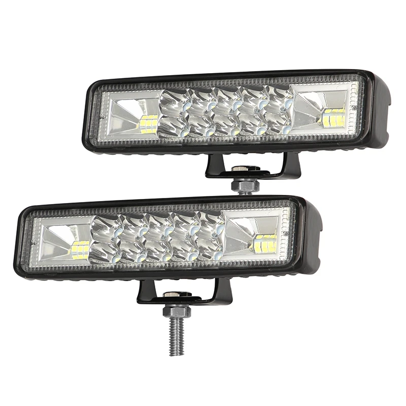 

6 Inch Car LED Light Bar, 120W Spotlight, 6000K Daylight White, Off Road Fog Light for Truck Car Motorcycle Boat, 2 Pack