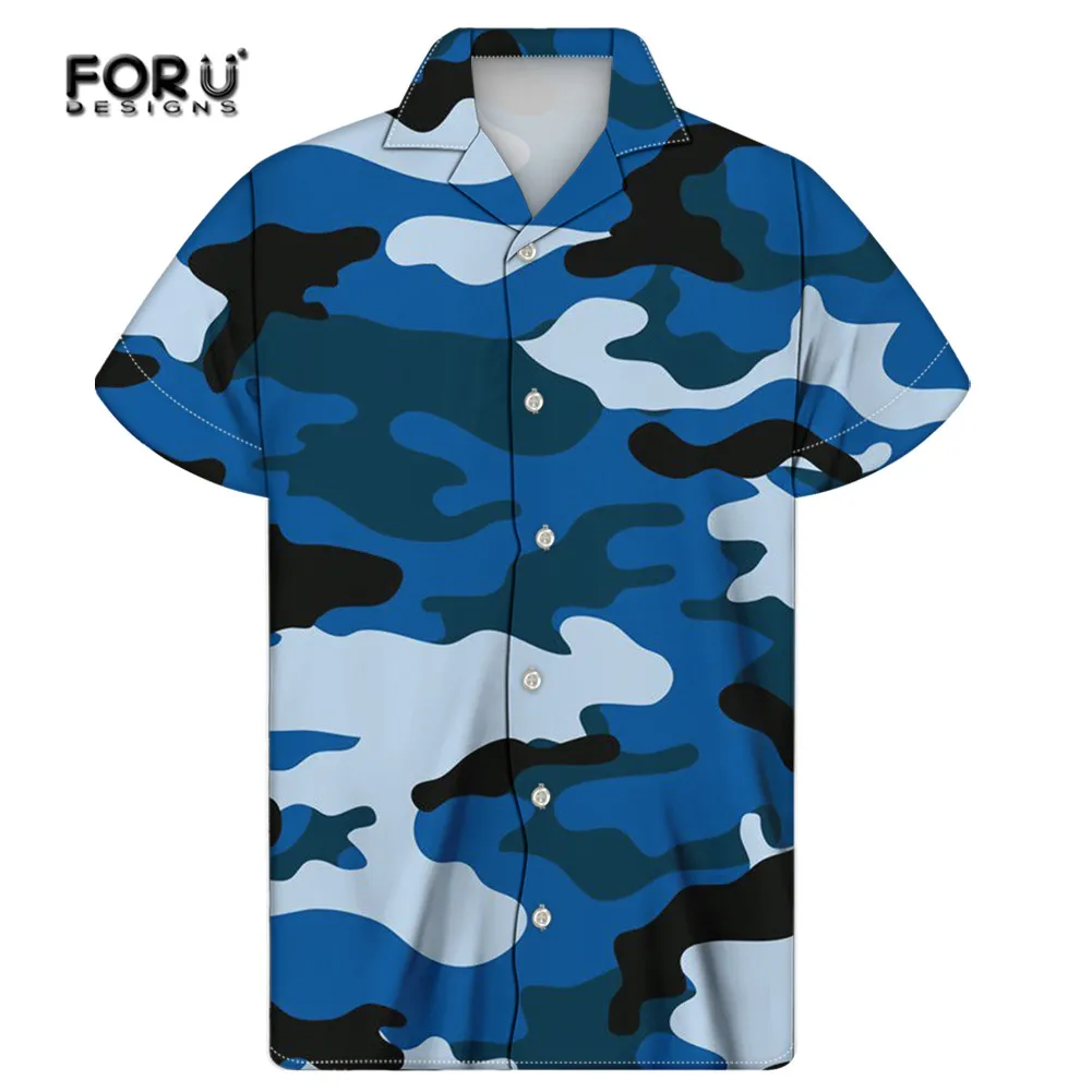 FORUDESIGNS Colorful Camouflage Design Male Fashion Beach Hawaiian Style Clothing Men's Plus Size Short Sleeve Streetwear Mujer
FORUDESIGNS Colorful Camouflage Design Male Fashion Beach Hawaiian Style Clothing Men's Plus Size Short Sleeve Streetwear Mujer