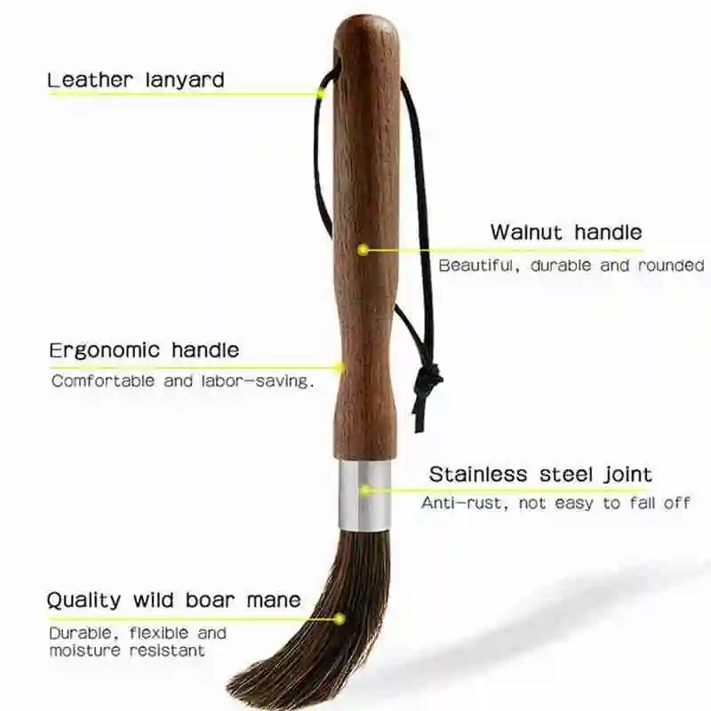 Coffee Grinder Cleaning Brush With Natural Bristles Tool Kitchen Lanyard Cleaner Machine For Barista Home Coffee Brush J9I7 
Coffee Grinder Cleaning Brush With Natural Bristles Tool Kitchen Lanyard Cleaner Machine For Barista Home Coffee Brush J9I7