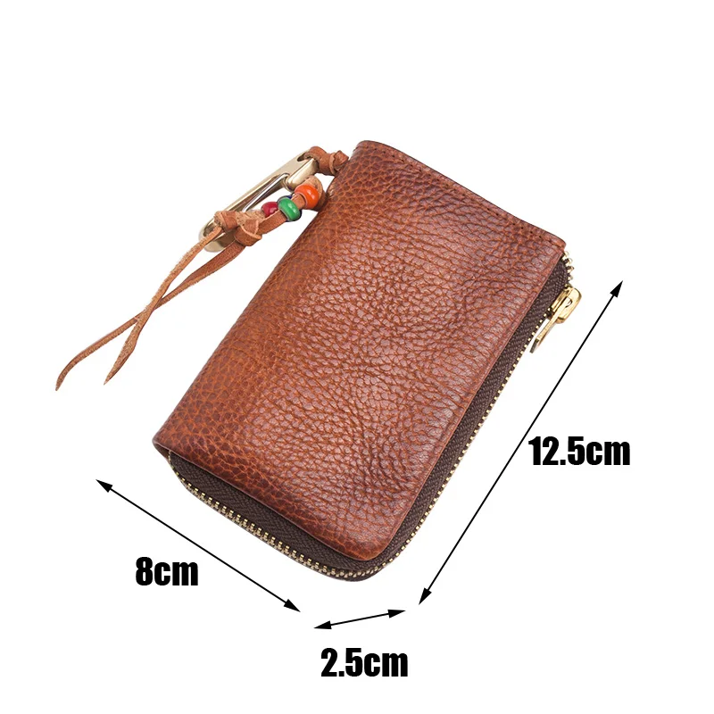 AETOO Handmade key bag, male beaded car key bag, high-capacity plant tanning head-layer cowhide key bag
AETOO Handmade key bag, male beaded car key bag, high-capacity plant tanning head-layer cowhide key bag