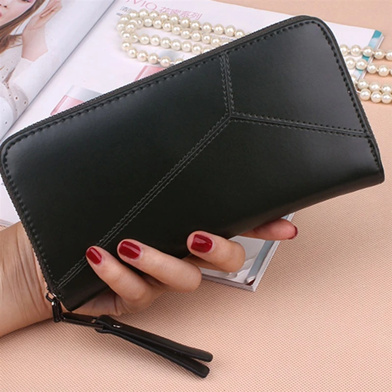 New Fashion Women All-Match Long Stitched Zipper Wallets High Quality Small Fresh Exquisite Women Wallets
New Fashion Women All-Match Long Stitched Zipper Wallets High Quality Small Fresh Exquisite Women Wallets