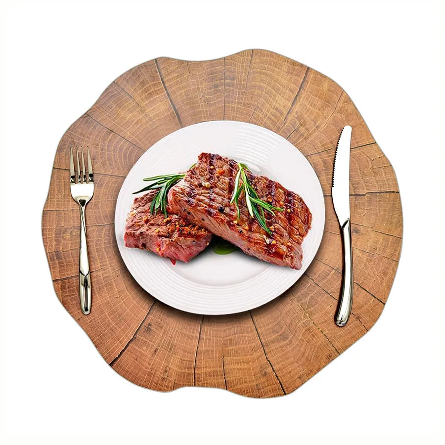 Simulation Lotus Leaf Placemat Log Placemat Wooden Mat Lofting Placemat Round Wood Grain Non-slip Insulation Moisture-proof Mat
Simulation Lotus Leaf Placemat Log Placemat Wooden Mat Lofting Placemat Round Wood Grain Non-slip Insulation Moisture-proof Mat