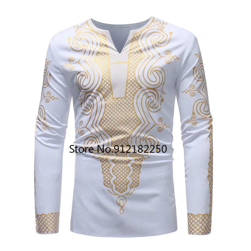 Dashiki Men African Clothes Hipster Slim Fit Long Sleeve V Neck Tee Shirt Homme Hip Hop Streetwear Casual Men Africa Clothing
Dashiki Men African Clothes Hipster Slim Fit Long Sleeve V Neck Tee Shirt Homme Hip Hop Streetwear Casual Men Africa Clothing