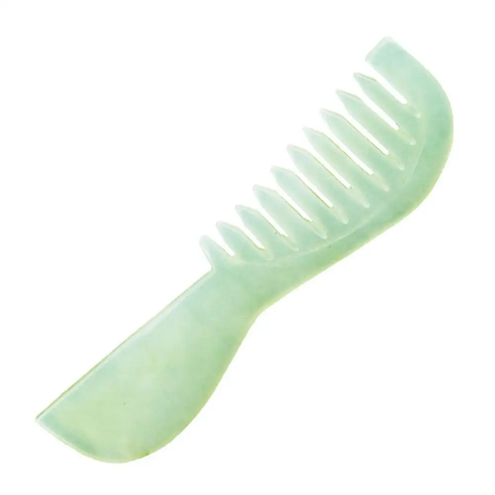 Natural Jade Stone Massage Comb Jade Scraping Comb Jade Soothing Head Comb Health Nerve Massage Massage Care Tool Spa T5K4
Natural Jade Stone Massage Comb Jade Scraping Comb Jade Soothing Head Comb Health Nerve Massage Massage Care Tool Spa T5K4