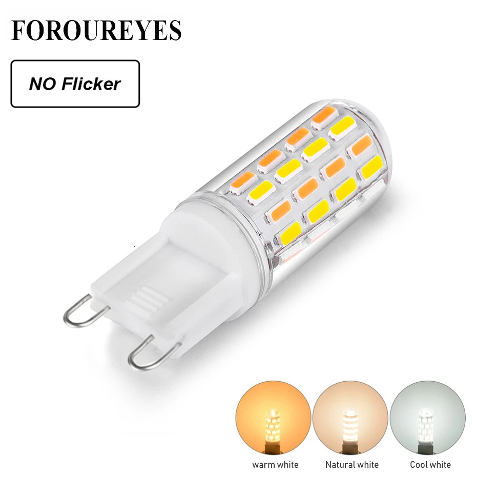 G9 Led Bulb 220V 4014 Three Color Temperature No Flicker Led Lighting Super Bright Replace 40W Halogen Lighting 2years Warranty
G9 Led Bulb 220V 4014 Three Color Temperature No Flicker Led Lighting Super Bright Replace 40W Halogen Lighting 2years Warranty