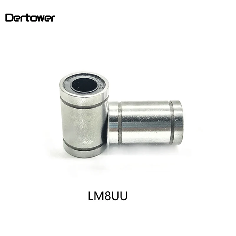 

2 шт./лот LM8UU линейная втулка 8 мм Линейный шарикоподшипник линейный подшипник 8 мм детали для 3D-принтера LM8 Запчасти для ЧПУ