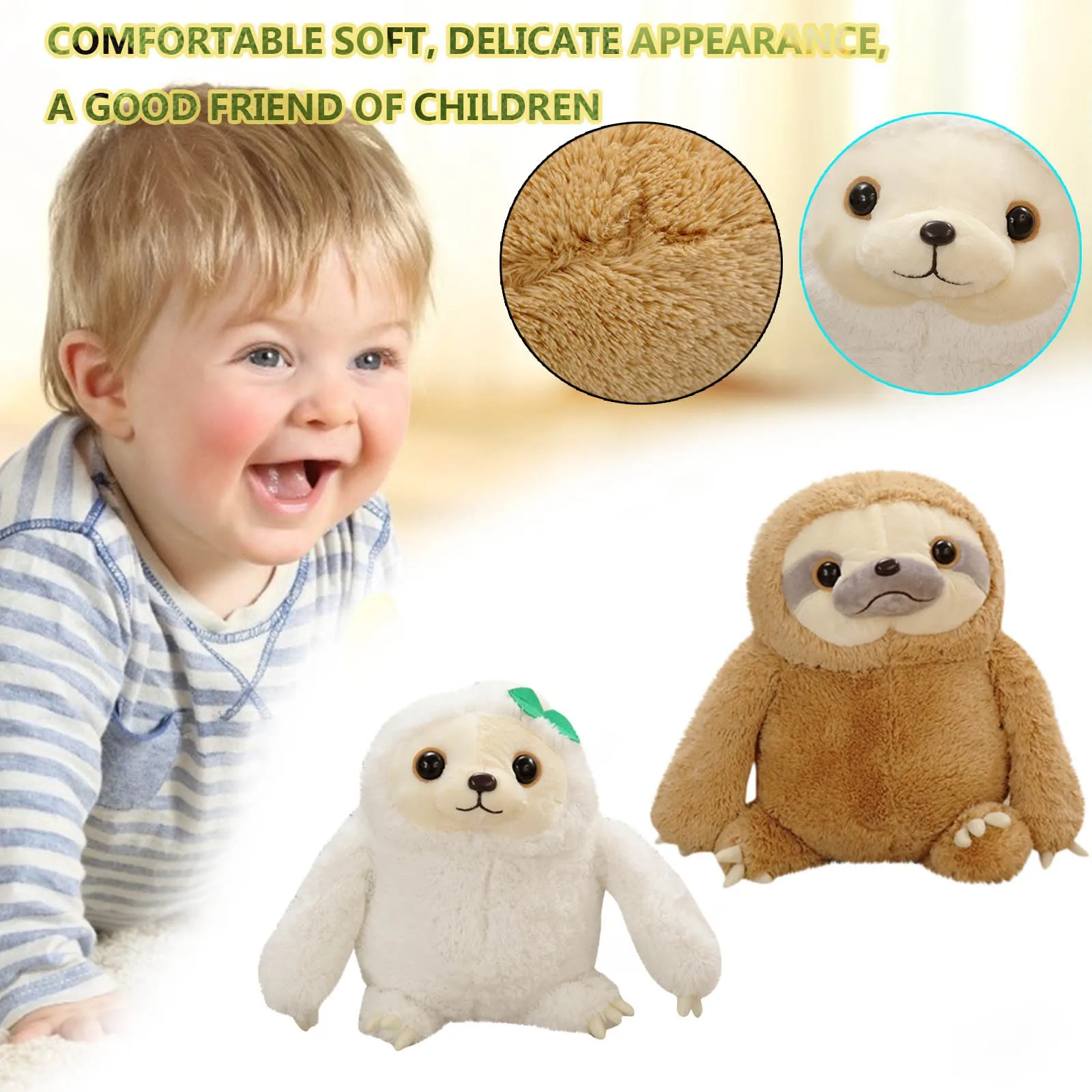 Creative And Novel Simulation Sloth Plush Toys For Men And Women Birthday Gifts Kid Toy Children Room Bed Decoration Toy Gift
Creative And Novel Simulation Sloth Plush Toys For Men And Women Birthday Gifts Kid Toy Children Room Bed Decoration Toy Gift