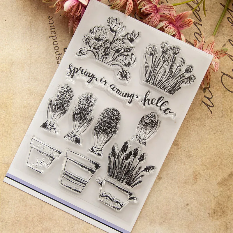 Vintage Clear Stamp for Scrapbooking Transparent Stamps Silicone Rubber DIY Photo Album Decor Arts Crafts Cactus
Vintage Clear Stamp for Scrapbooking Transparent Stamps Silicone Rubber DIY Photo Album Decor Arts Crafts Cactus