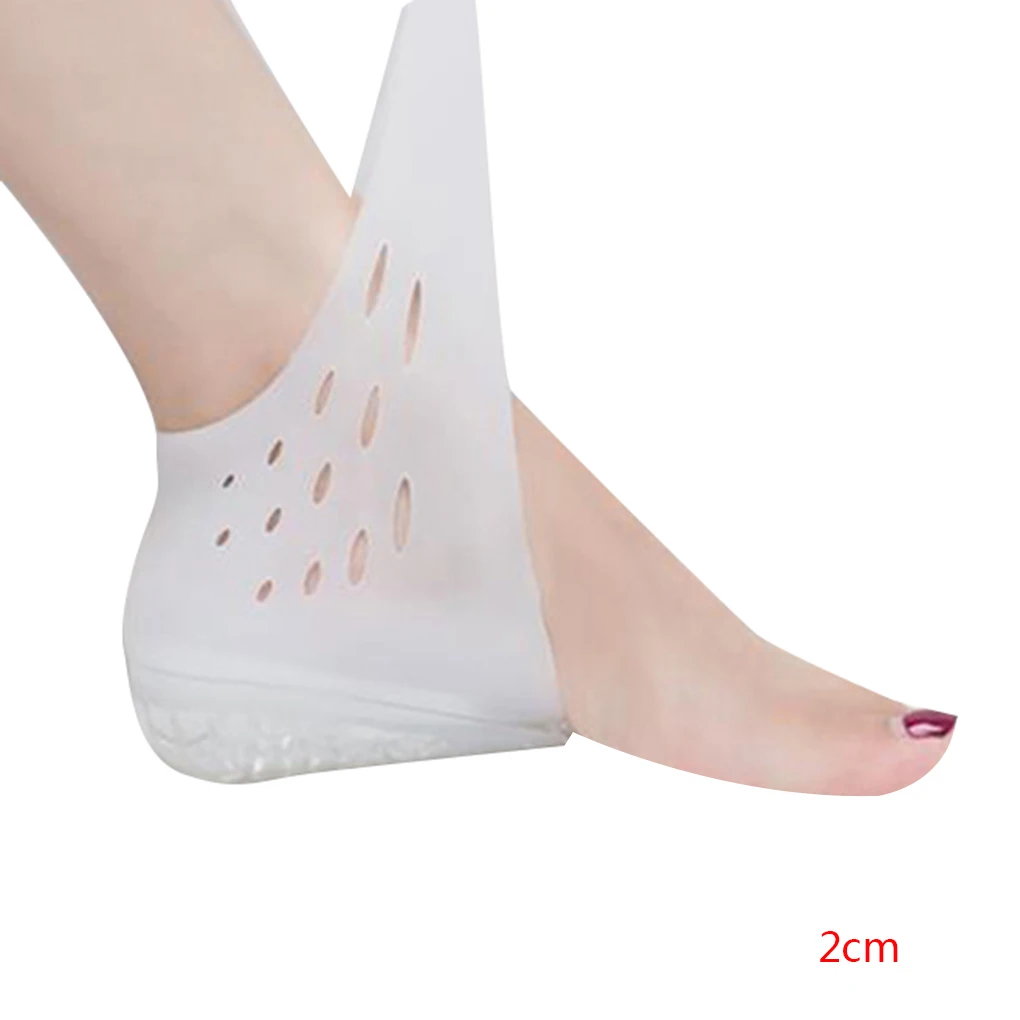 Increase height 2.0-4.0cm Silicone Invisible SocksWomen Men Heel Pads Gel Lift Insoles In Socks Cracked Foot Skin Care Tool
Increase height 2.0-4.0cm Silicone Invisible SocksWomen Men Heel Pads Gel Lift Insoles In Socks Cracked Foot Skin Care Tool