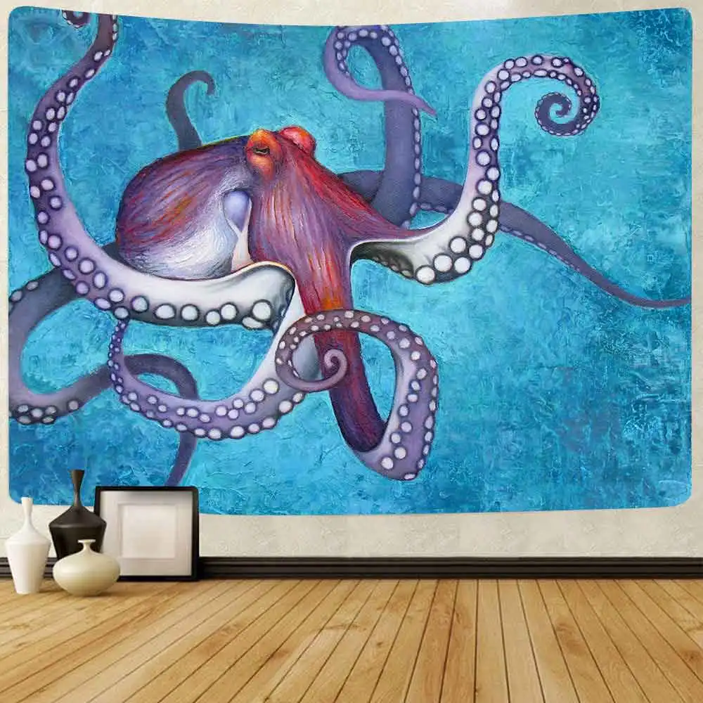 Simsant Psychedelic Decor Tapestry Ocean Sea Octopus Art Wall Hanging Tapestries for Living Room Home Blanket Dorm Decor
Simsant Psychedelic Decor Tapestry Ocean Sea Octopus Art Wall Hanging Tapestries for Living Room Home Blanket Dorm Decor