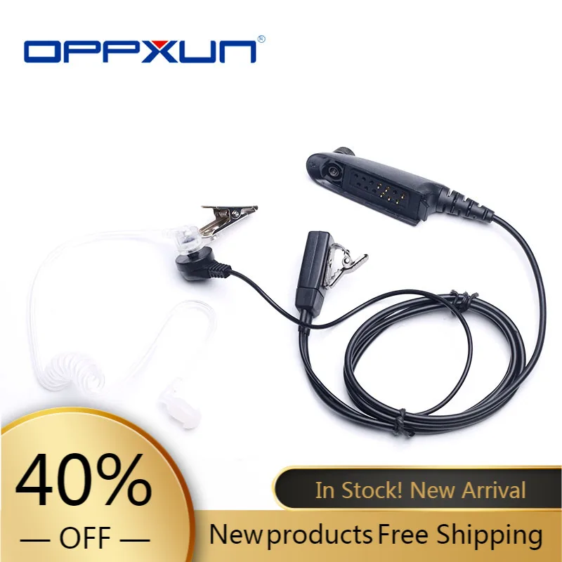 OPPXUN Air Acoustic Tube Earpiece Headset Mic for Motorola GP328 GP338 GP340 GP380 PRO5450 PRO5150 Walkie Talkie Two Way Radio
OPPXUN Air Acoustic Tube Earpiece Headset Mic for Motorola GP328 GP338 GP340 GP380 PRO5450 PRO5150 Walkie Talkie Two Way Radio