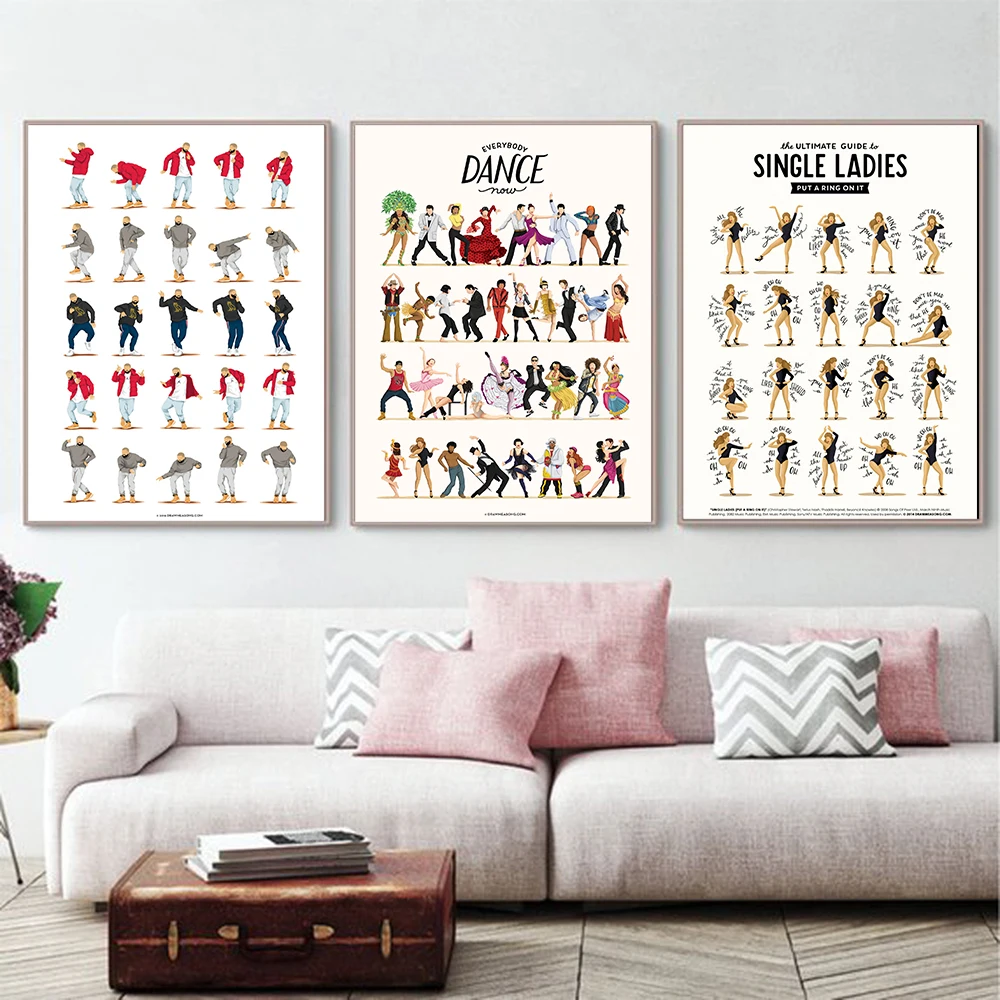 Single Lady Dance Music Hotline Bling Dance Frame Everyone Dancing Now Poster Funny Wall Artist Home Decor Canvas Painting Print
Single Lady Dance Music Hotline Bling Dance Frame Everyone Dancing Now Poster Funny Wall Artist Home Decor Canvas Painting Print