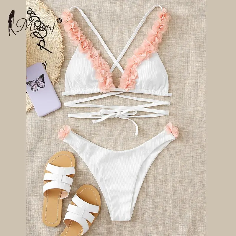 Miyouj Flower Side Bikinis Sexy Beachwear Patchwork Women'S Swimsuit Micro Thong Halter Bikini Set Bandage Bathing Suits
Miyouj Flower Side Bikinis Sexy Beachwear Patchwork Women'S Swimsuit Micro Thong Halter Bikini Set Bandage Bathing Suits