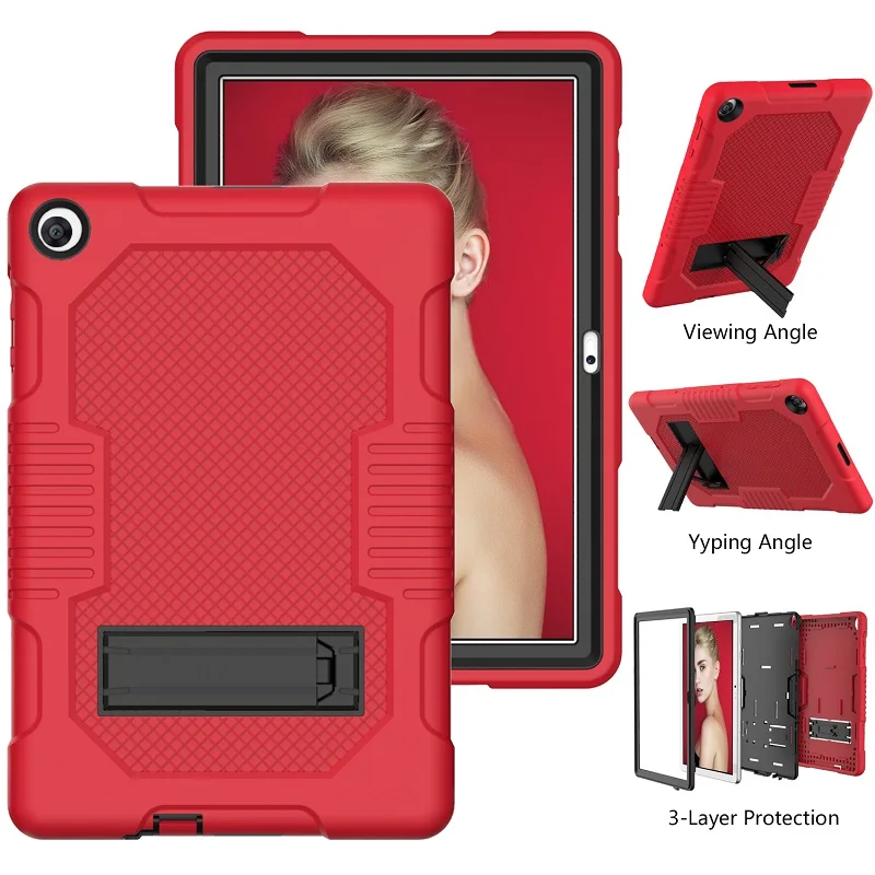 2 in 1 Heavy Duty Case for Huawei MatePad T10 T10S 2020 Non-toxic Kids Safe Stand for AGS3-L09/W09 AGR-L09/W09 with Kickstand
2 in 1 Heavy Duty Case for Huawei MatePad T10 T10S 2020 Non-toxic Kids Safe Stand for AGS3-L09/W09 AGR-L09/W09 with Kickstand