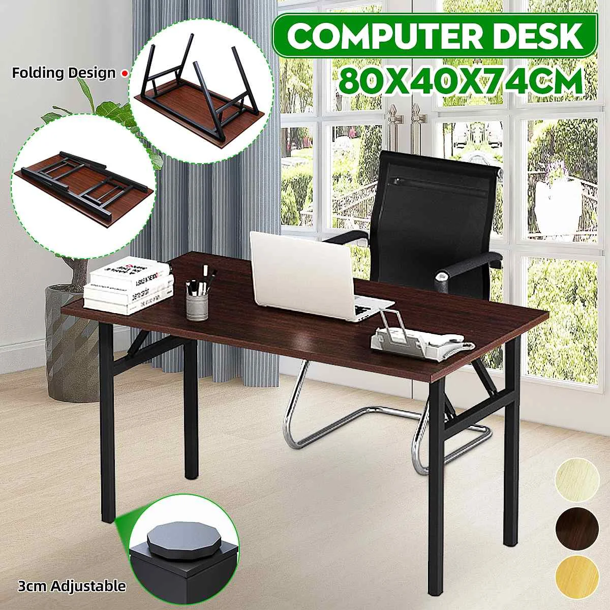Office Desk Folding Wooden Computer Desk Portable for Home Office Modern Simple Writing Table PC Desk Study Computer Desk
Office Desk Folding Wooden Computer Desk Portable for Home Office Modern Simple Writing Table PC Desk Study Computer Desk