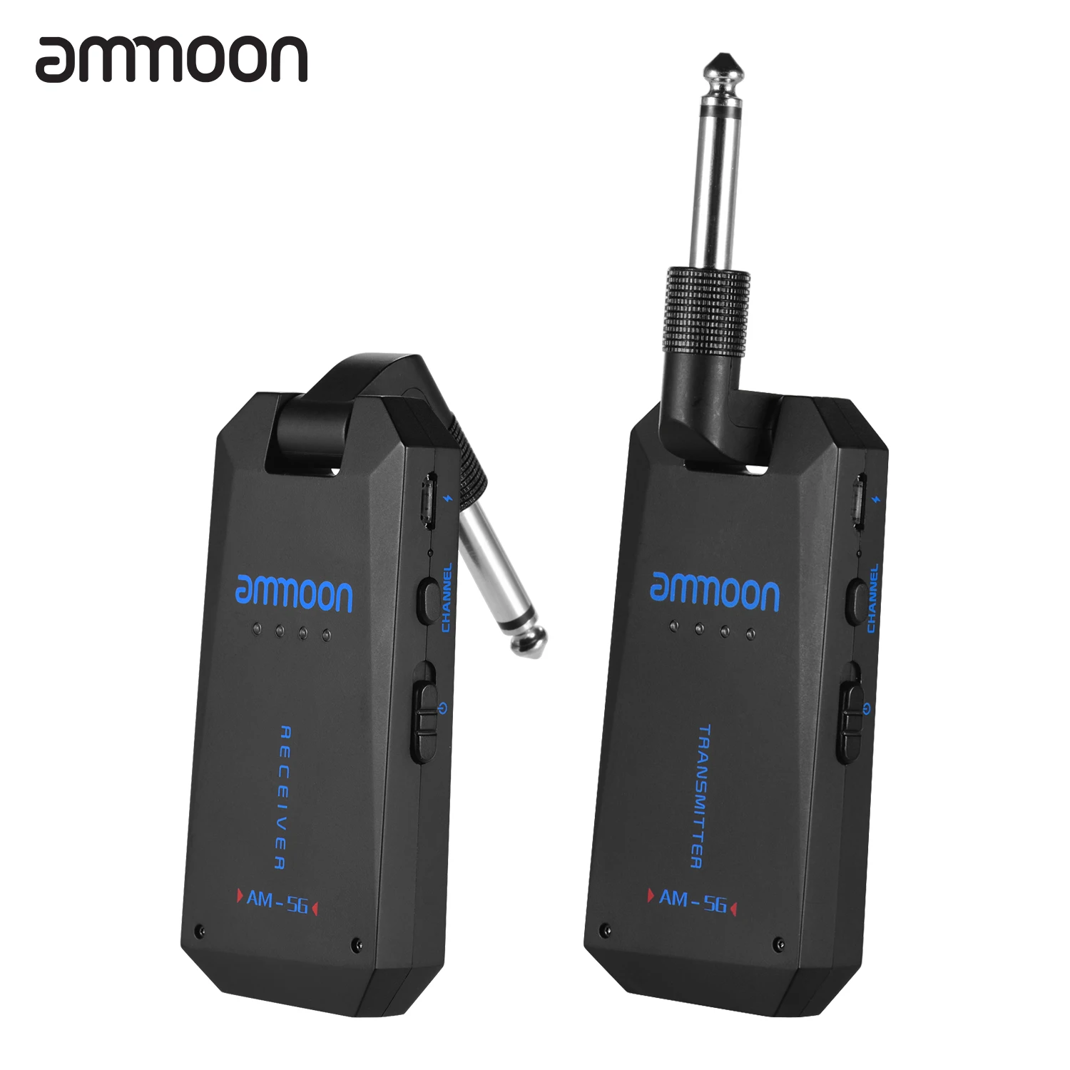 Ammoon AM 5G Беспроводная гитарная система 5 8G аудиопередатчик и приемник диапазона ISM