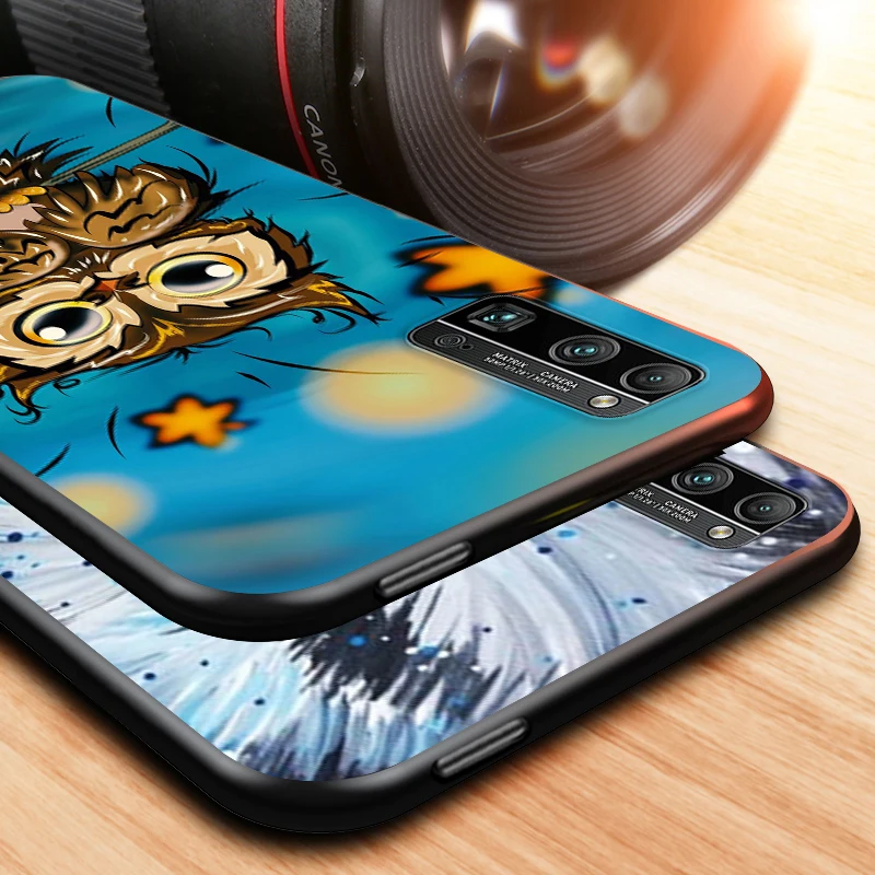 Cute Animal Owl for Honor V30 30 30S 30i View 20 20S 20i 20E V20 Lite Pro Plus Black Phone Case 
Cute Animal Owl for Honor V30 30 30S 30i View 20 20S 20i 20E V20 Lite Pro Plus Black Phone Case