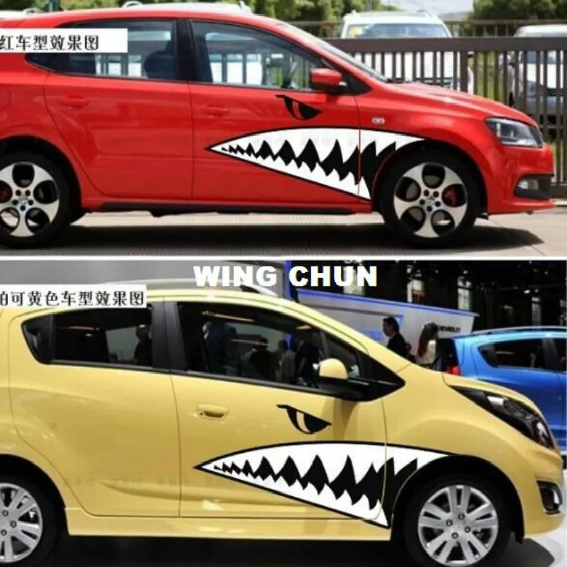 Sharks Mouth Shark Car Stickers Personalized Car Stickers Funny Car Modified Off-road Vehicles Converted Stickers AP-037
Sharks Mouth Shark Car Stickers Personalized Car Stickers Funny Car Modified Off-road Vehicles Converted Stickers AP-037