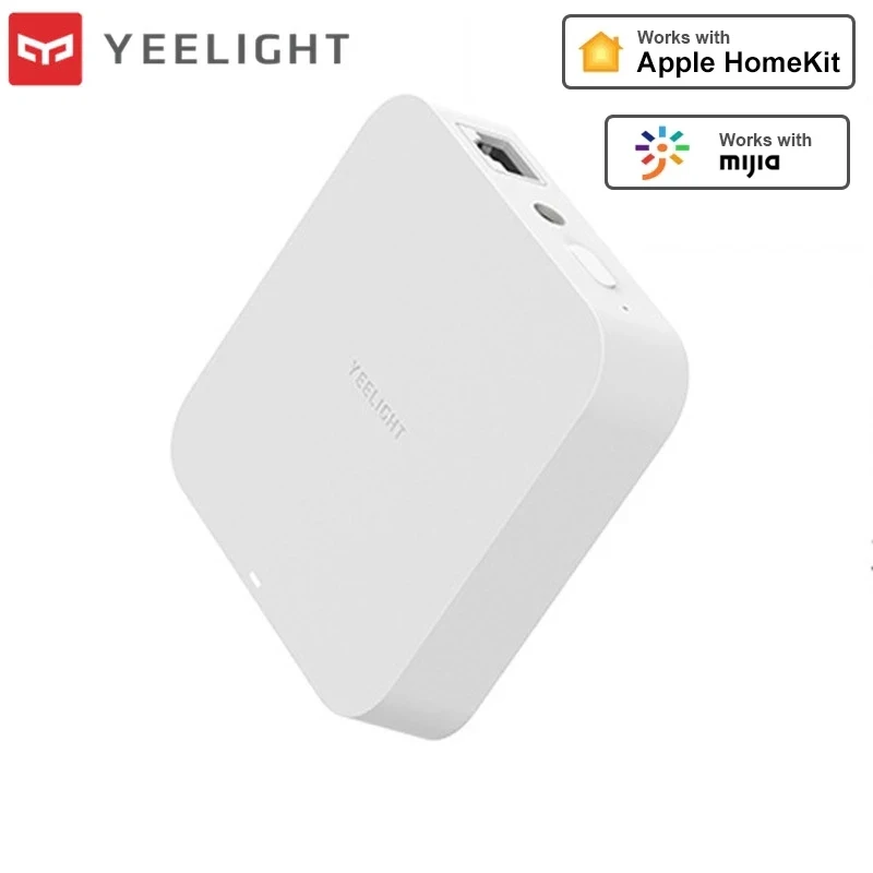 Интеллектуальный сетчатый шлюз Yeelight 2020 Wi Fi двойной режим для Apple Homekit и приложения