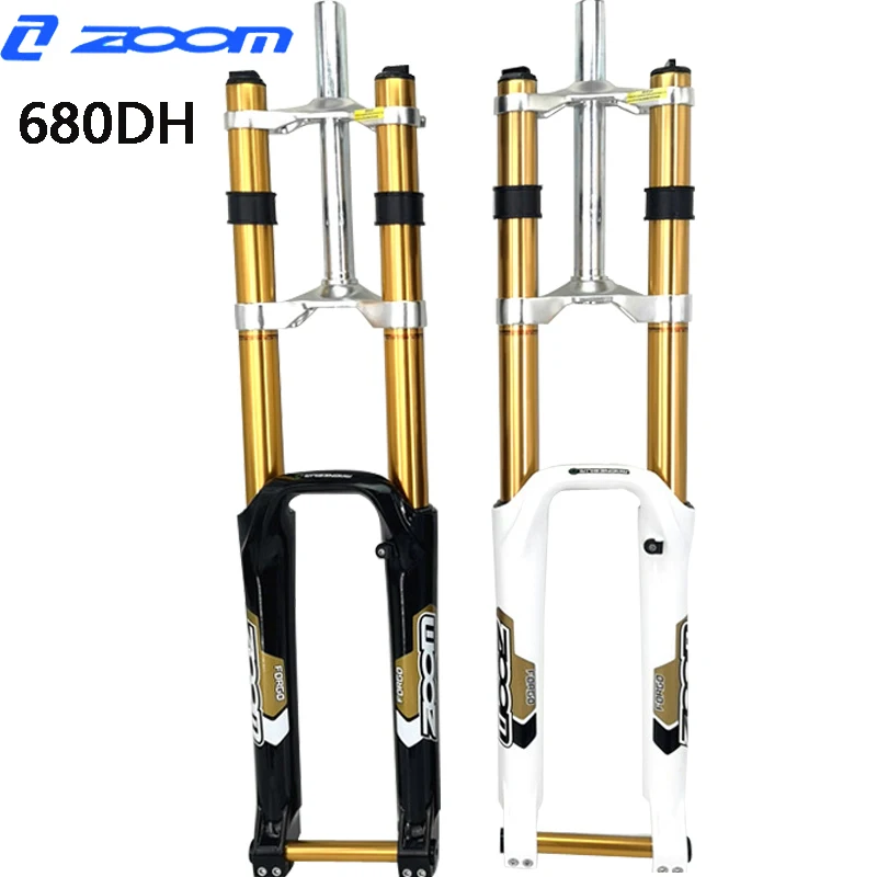 ZOOM 680DH масляная Подвеска для велосипеда 26 27 5 вилка путешествий 180 мм рок shox горная