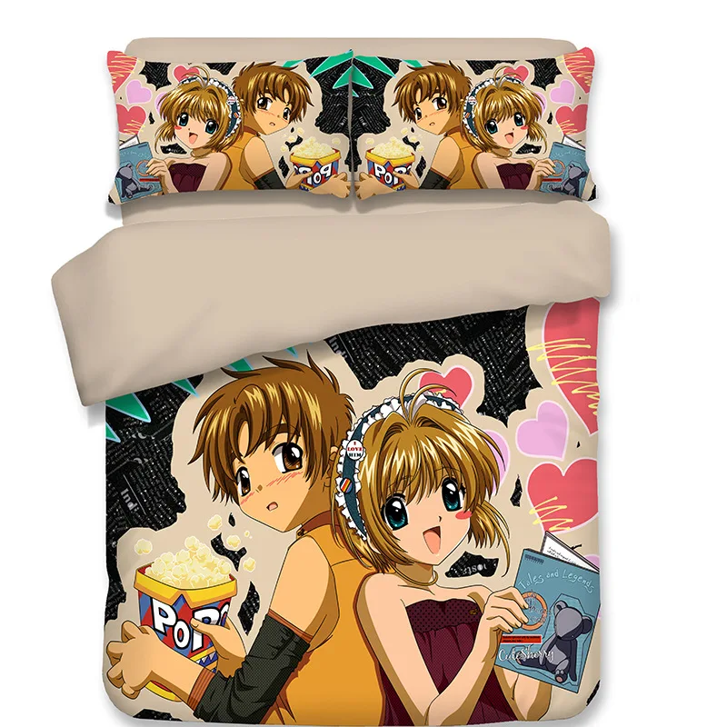 Mahou Shoujo 3D printed bedding set duvet cover Pillowcases bedclothes bed linen Card Captor Magic Sakura comforter bedding set
Mahou Shoujo 3D printed bedding set duvet cover Pillowcases bedclothes bed linen Card Captor Magic Sakura comforter bedding set