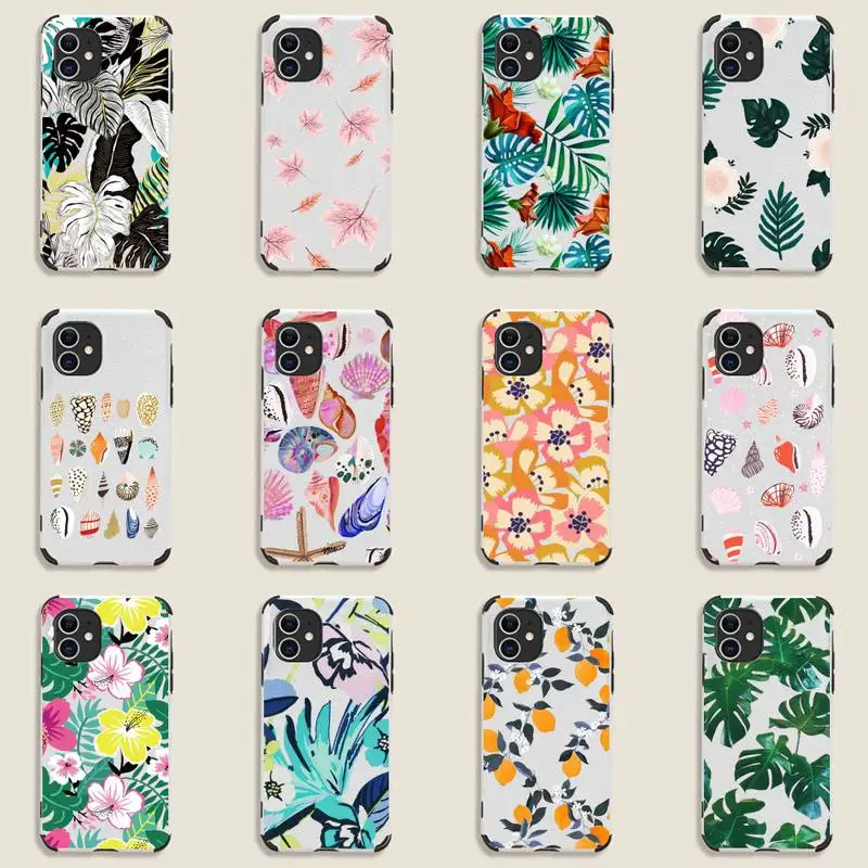 Colorful Flower Leaves Conch Phone Case Lambskin Leather For iphone 12 11 8 7 6 XR X XS PLUS MINI PLUS PRO MAX Shockproof
Colorful Flower Leaves Conch Phone Case Lambskin Leather For iphone 12 11 8 7 6 XR X XS PLUS MINI PLUS PRO MAX Shockproof