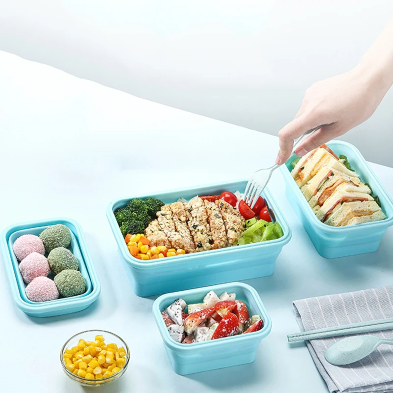 4Pc/Set Portable Collapsible Lunch Box Silicone Folding Bento Box For Food Dinnerware Food Container Bowl For Children Adult
4Pc/Set Portable Collapsible Lunch Box Silicone Folding Bento Box For Food Dinnerware Food Container Bowl For Children Adult