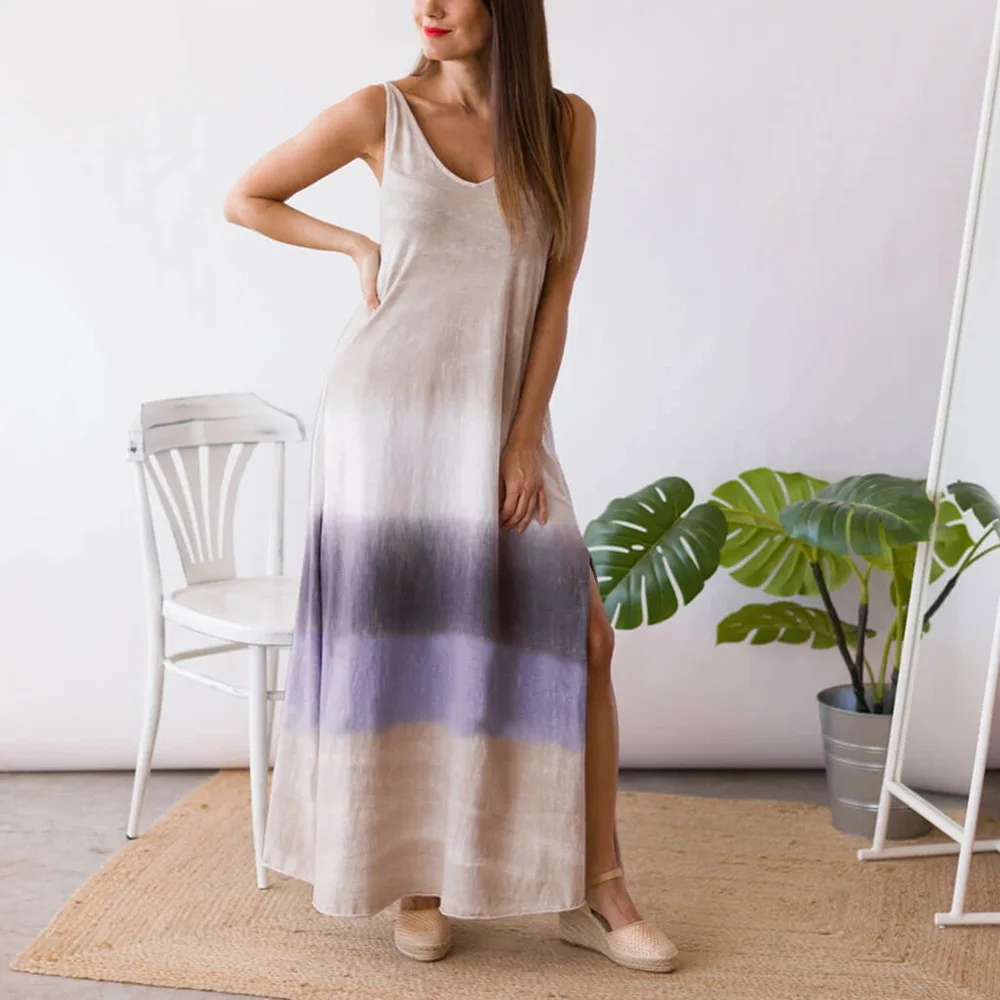 Women's Dress 2021 New Summer Dresses Sexy Slits Suspender Skirt Casual Loose Vacation Sleeveless Long Skirt
Women's Dress 2021 New Summer Dresses Sexy Slits Suspender Skirt Casual Loose Vacation Sleeveless Long Skirt