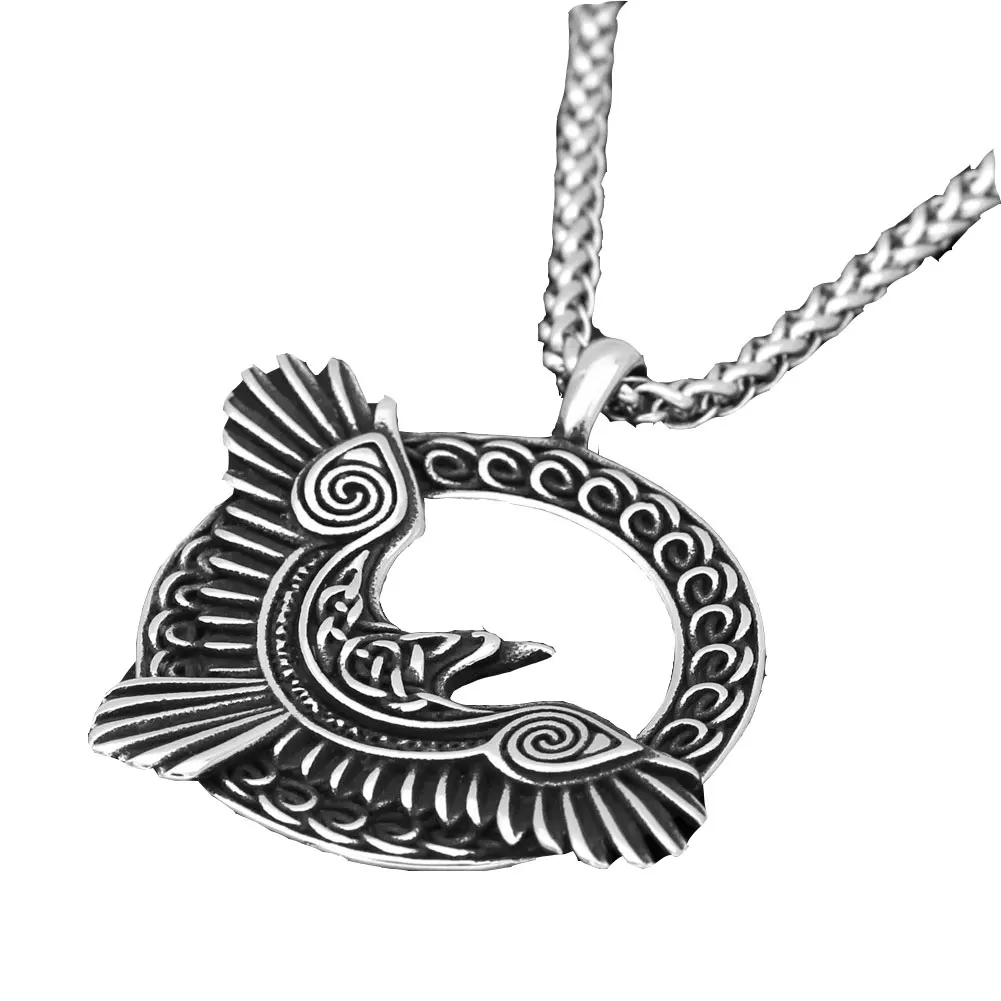 Stainless Steel Viking Men's Necklace Retro Eagle Titanium Steel Necklace Jewelry Wholesale
Stainless Steel Viking Men's Necklace Retro Eagle Titanium Steel Necklace Jewelry Wholesale