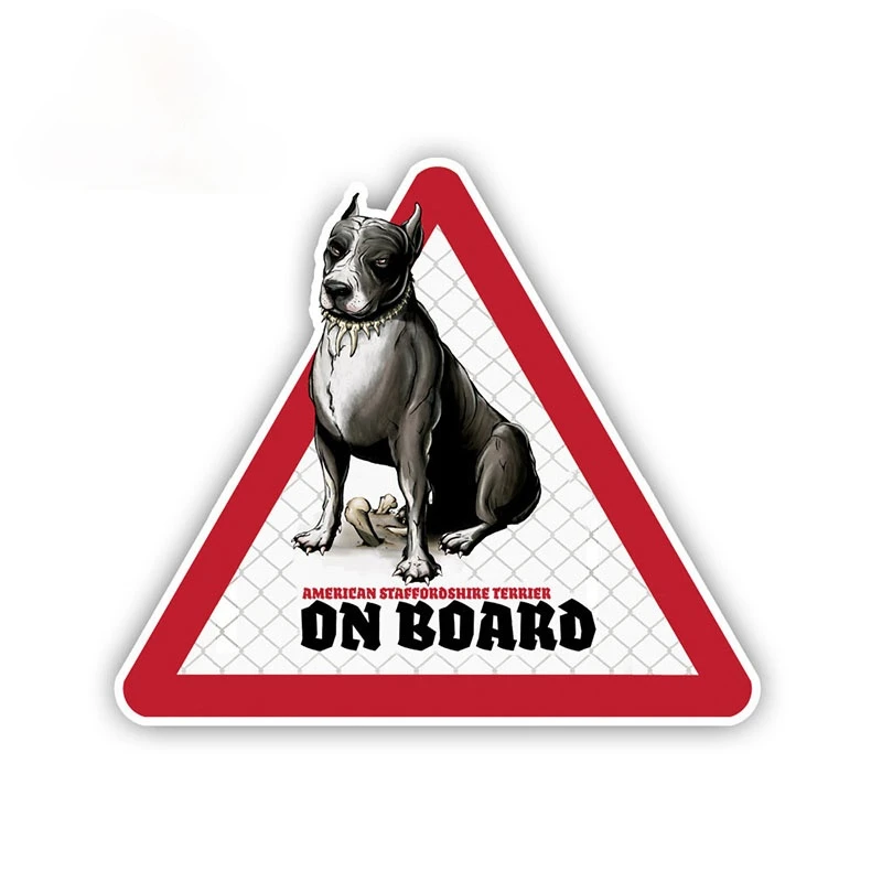 Stafford Dog Car Stickers on Board Decals Pet Decal Warning Sign Funny Stickers12cm X 10.5cm
Stafford Dog Car Stickers on Board Decals Pet Decal Warning Sign Funny Stickers12cm X 10.5cm