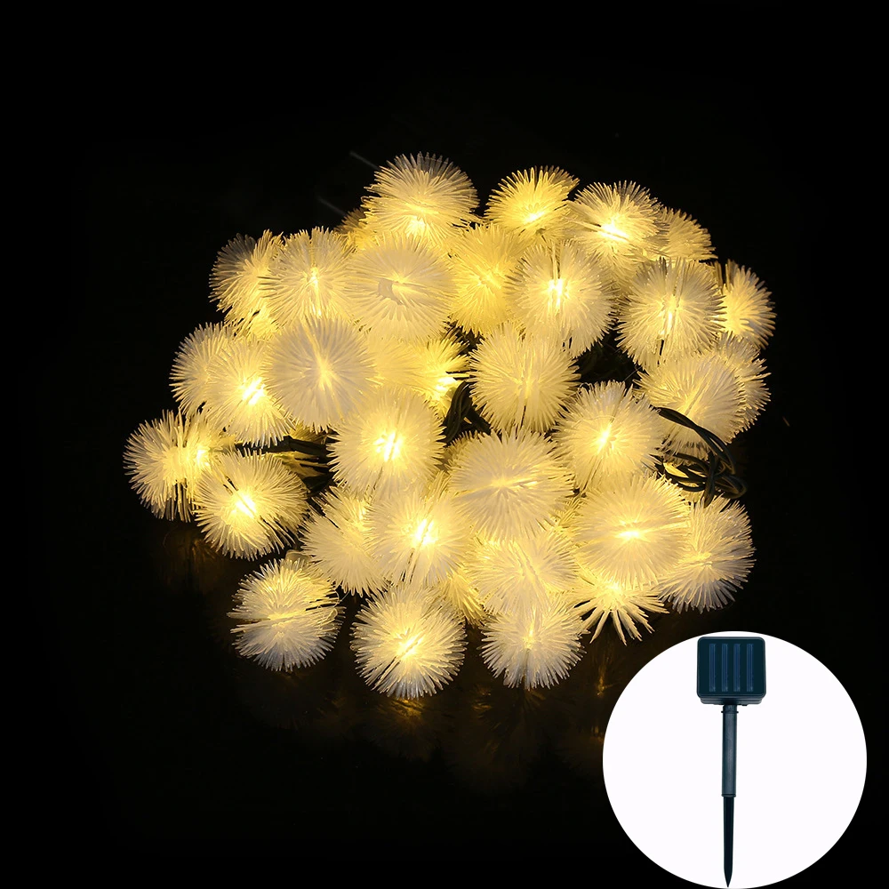 Dandelion Fairy Lights Solar Led Light Outdoor 5M-12M Festoon Led String Light Christmas Garland on Solar Light Navidad 2021
Dandelion Fairy Lights Solar Led Light Outdoor 5M-12M Festoon Led String Light Christmas Garland on Solar Light Navidad 2021