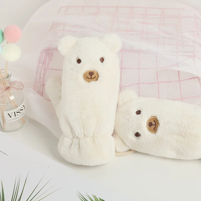 3-8 years old children mittens winter lovely cartoon bear rabit fur Plus velvet thickening ski cycling windproof warm gloves D43
3-8 years old children mittens winter lovely cartoon bear rabit fur Plus velvet thickening ski cycling windproof warm gloves D43