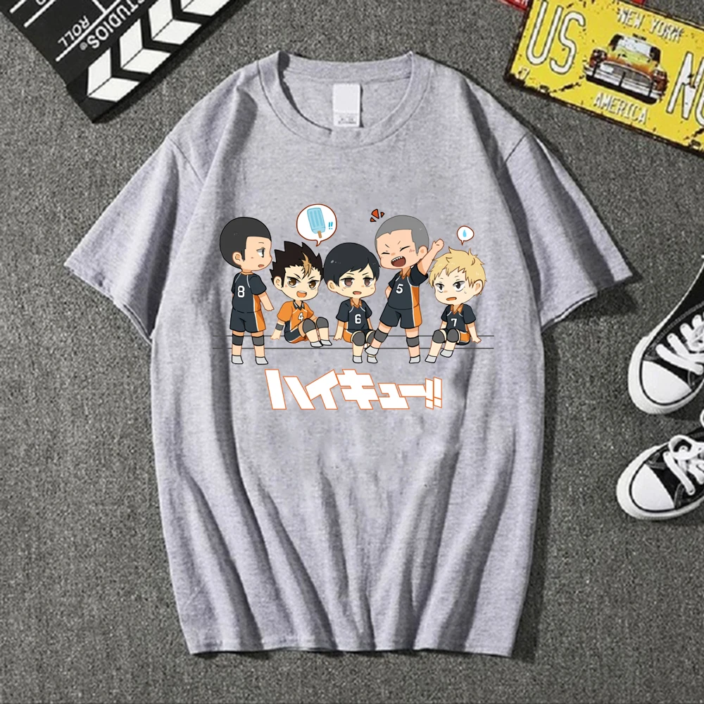 Funny Japan Anime Haikyuu T Shirt Men Manga Unisex Streetwear T-shirt Casual Short Sleeve Tshirt Homme
Funny Japan Anime Haikyuu T Shirt Men Manga Unisex Streetwear T-shirt Casual Short Sleeve Tshirt Homme