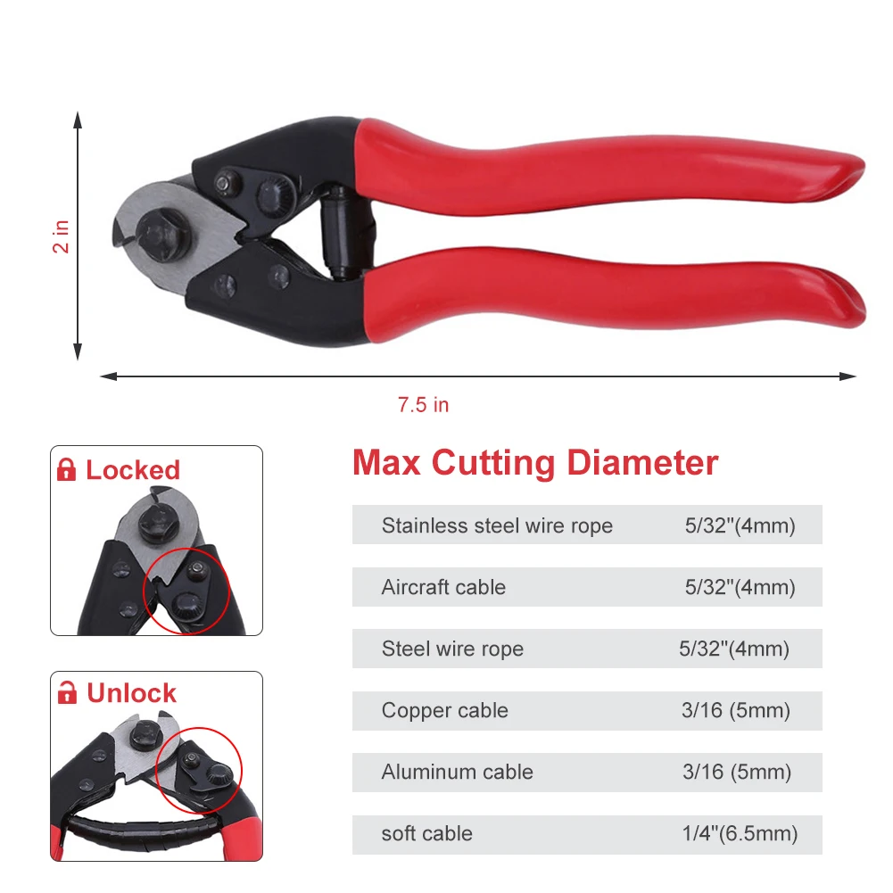Bicycle Repair Tools Stainless Steel Bike Cable Cutter Cycling Inner Outer Brake Gear Shifter Wire Cutting Plier Clamp Wrenches
Bicycle Repair Tools Stainless Steel Bike Cable Cutter Cycling Inner Outer Brake Gear Shifter Wire Cutting Plier Clamp Wrenches