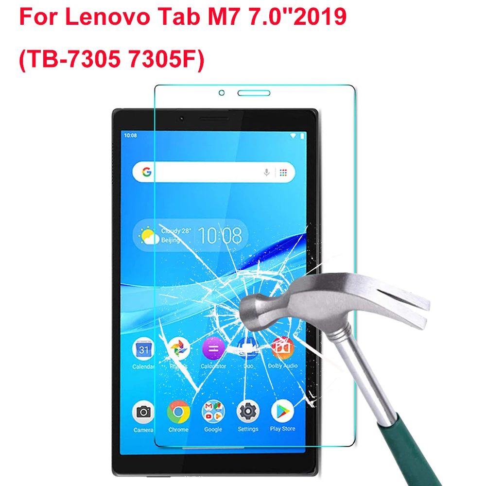 

9H Tempered Glass For Lenovo Tab M7 7.0 Inch Screen Protector 2019 TB-7305F 7305 Explosion Proof HD Clear Tablet Protective Film