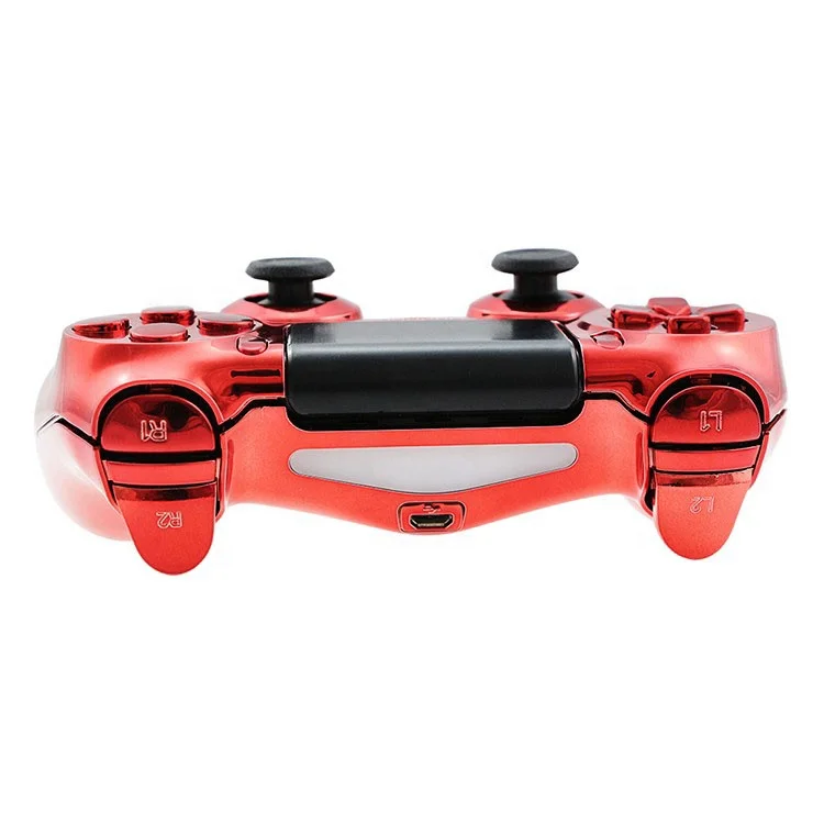 Wholesale Chrome Red Customized Shell For PS4 Console Controller Shell