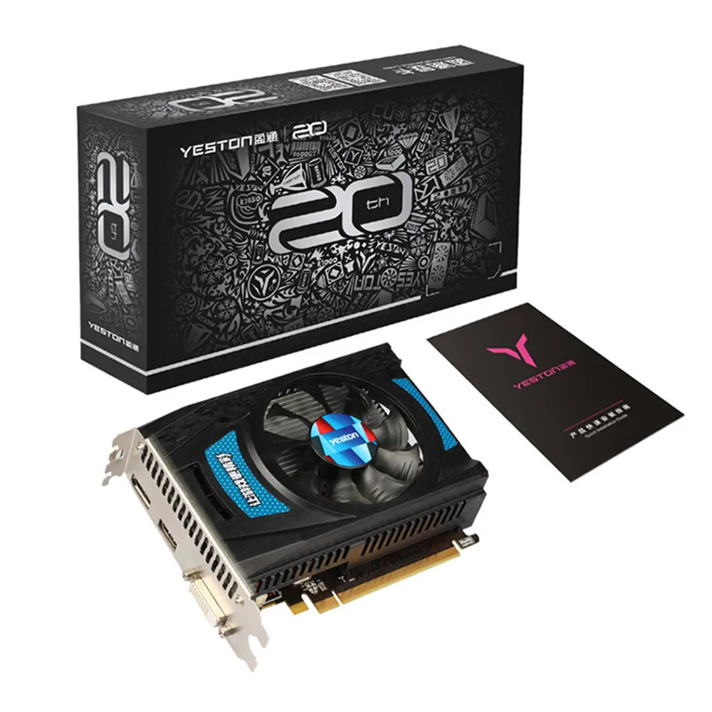 Yeston Radeon Rx550 Computer Graphics Card For Desktop Rx 550 4G Gddr5 128Bit Pcie 3.0 Dvi Dp Rx550
Yeston Radeon Rx550 Computer Graphics Card For Desktop Rx 550 4G Gddr5 128Bit Pcie 3.0 Dvi Dp Rx550