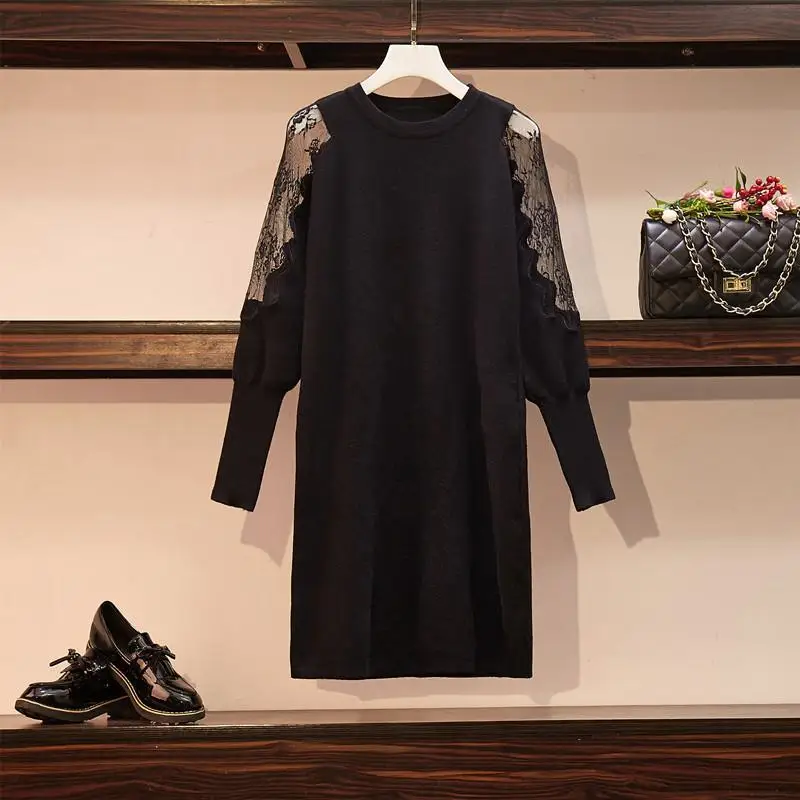 Women 2020 Autumn Winter New Thicken Warm Sweater Dress Female Round Neck Long Sleeve Knitted Dress Knitwear Soft Pullovers Y976
Women 2020 Autumn Winter New Thicken Warm Sweater Dress Female Round Neck Long Sleeve Knitted Dress Knitwear Soft Pullovers Y976