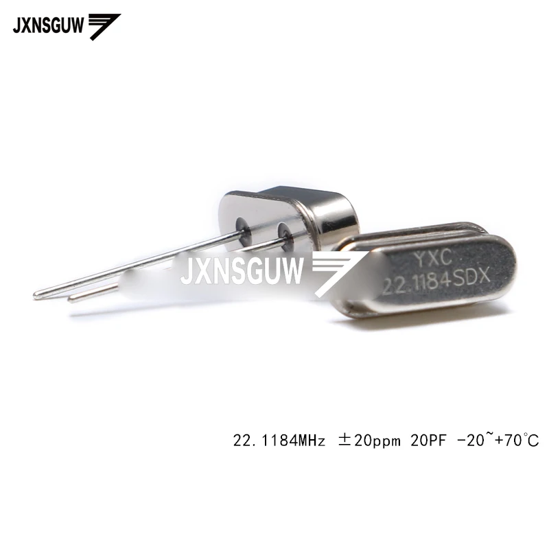 10PCS straight Insert passive crystal oscillator/HC-49US 22.1184MHz 20ppm 20PF X49SD221184MSD2SC
10PCS straight Insert passive crystal oscillator/HC-49US 22.1184MHz 20ppm 20PF X49SD221184MSD2SC