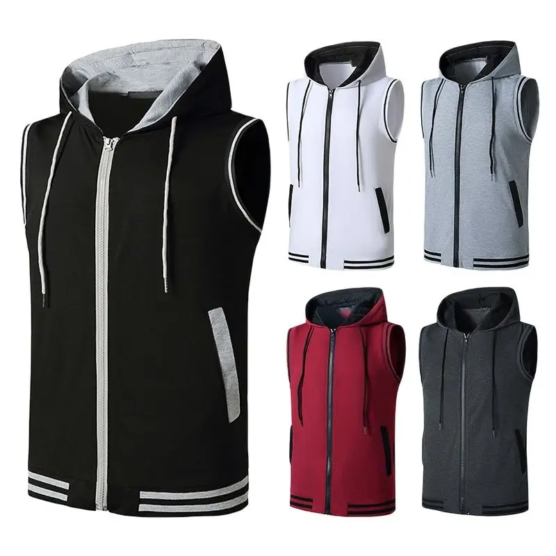 2021 Fashion Men's Hooded Vest Fitness Muscle Tee Sleeveless Fitness Hoodie Youth Trend M-ZXL
2021 Fashion Men's Hooded Vest Fitness Muscle Tee Sleeveless Fitness Hoodie Youth Trend M-ZXL