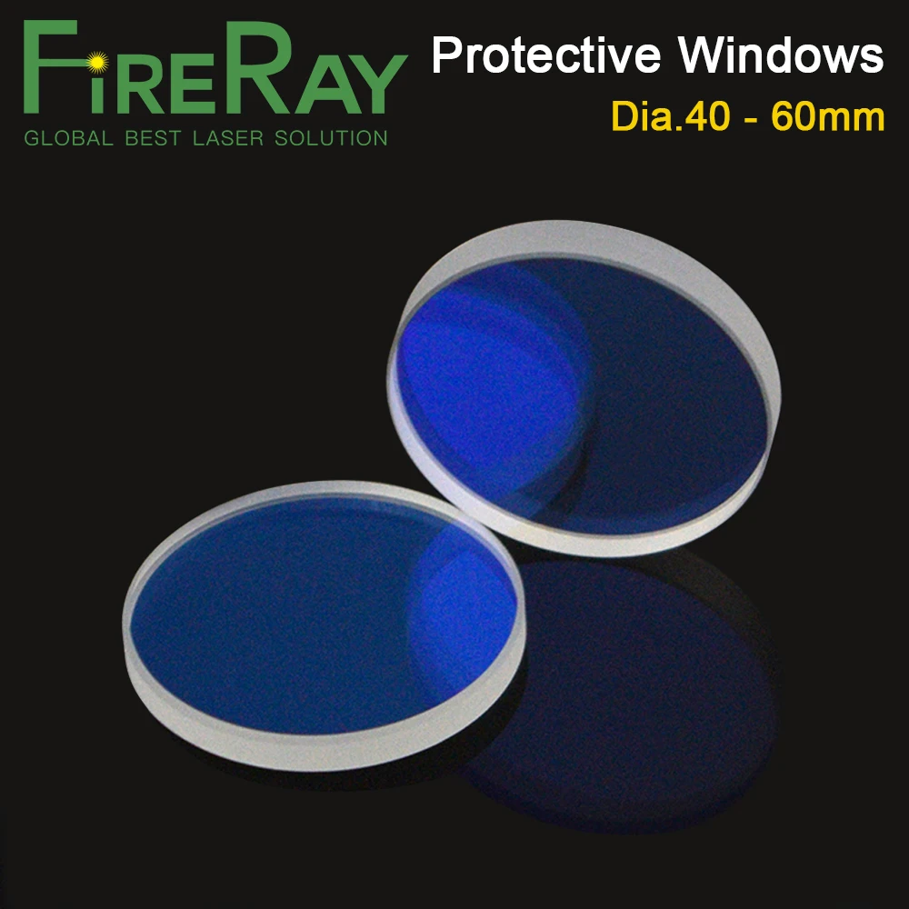 Лазерные защитные стекла FireRay серии D40-D60, кварцевый плавленый кремнезем для сварочного аппарата для резки волокна, 1064 нм
Лазерные защитные стекла FireRay серии D40-D60, кварцевый плавленый кремнезем для сварочного аппарата для резки волокна, 1064 нм