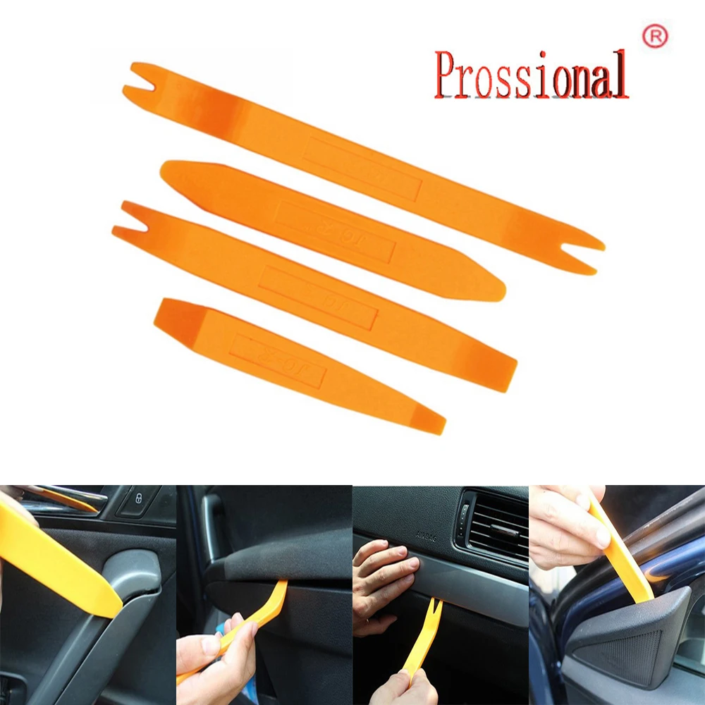 4Pcs Thicken Portable Auto Car Radio Panel Door Clip Panel Trim Dash Audio Removal Installer Pry Kit Repair Pry Tool Hand Tools 
4Pcs Thicken Portable Auto Car Radio Panel Door Clip Panel Trim Dash Audio Removal Installer Pry Kit Repair Pry Tool Hand Tools