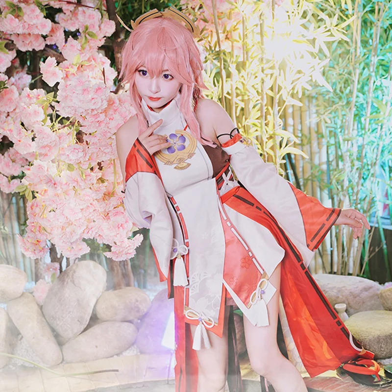 Game Genshin Impact Yae Cosplay Costume Anime Dress Kimono Lovely Uniforms Halloween Carnival Outfit For Women Custom Made
Game Genshin Impact Yae Cosplay Costume Anime Dress Kimono Lovely Uniforms Halloween Carnival Outfit For Women Custom Made