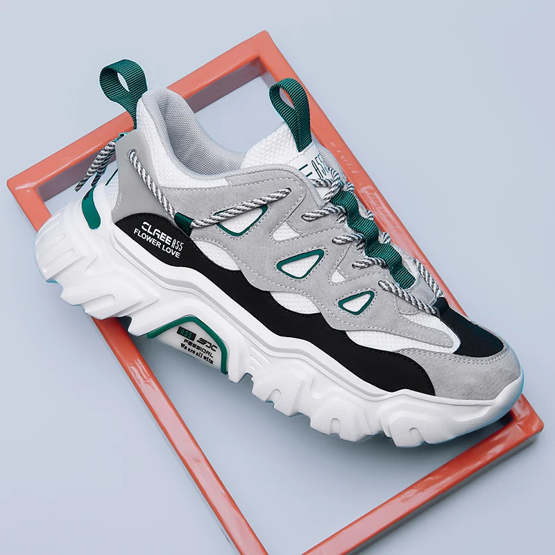 Korean Sneakers Platform Sneakers Men Chunky Summer White For Green Leather Safety High Fashionable Sports Shoes Man 2020 Blue
Korean Sneakers Platform Sneakers Men Chunky Summer White For Green Leather Safety High Fashionable Sports Shoes Man 2020 Blue